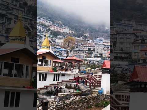 Namche bazaar #everest #travel #nepal