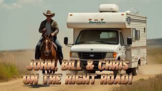John, Bill & Chris Johnson - riding the right ROAD!