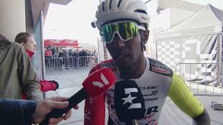Biniam Girmay - Interview at the start - Dwars door Vlaanderen 2025