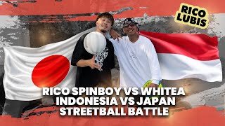Rico Spinboy VS Whitea, Indonesia VS Japan Streetball Battle