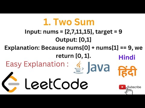 Two Sum Leetcode problem solution | java solution | java code