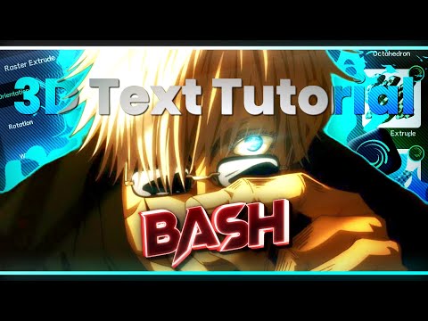 How to make 3D Text? Alight Motion Tutorial!🌟