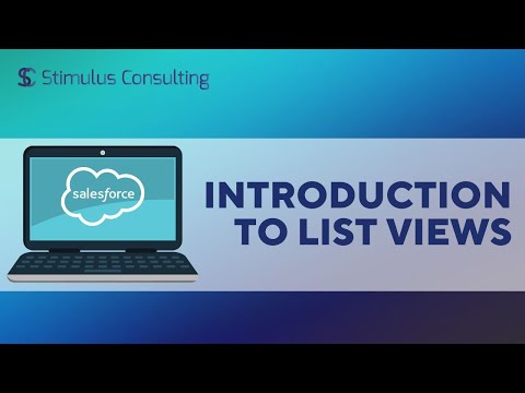 Salesforce Training Video | Introduction to List Views