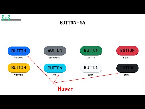 Button 04 || HTML & CSS || With Source Code || CSS Button