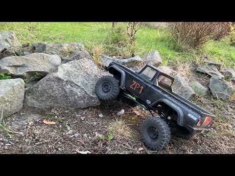 RC Crawler Zombie Patrol doing some rock crawling. No Talking.