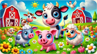 Farm Friends Song For Kids | MelodyMoppets