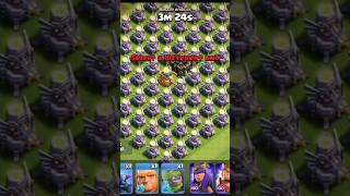 100 Eagle artillery vs max Archer queen #clashofclans #coc #attack #cocbases #cwlfinals