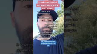 Learn how to make your first thousand online ✨️ #workremote #makemoneyonline #sidehustle