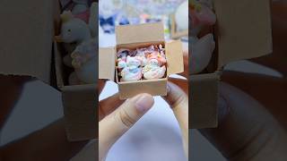 2 hello kitty 2 mymelody mini gift box package #satisfying #shortvideo #sanrio #papercraft #asmr