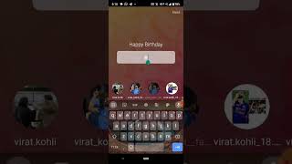 Instragram birthday shoutout.              #instagram #birthday #shoutout