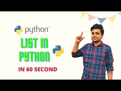 List in python | quick revision in 60 seconds