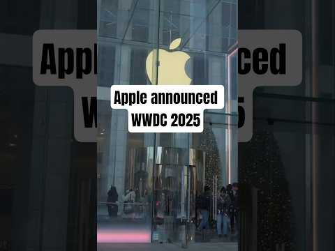 Apple announced WWDC 2025 #apple #wwdc #wwdc2025