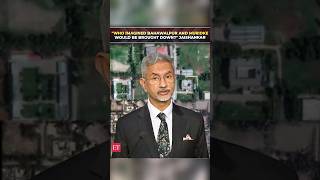 “Who imagined Bahawalpur and Muridke would be brought down?" Jaishankar asks Opposition