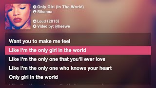 Rihanna - Only Girl (In The World) (Lyrics) | Loud