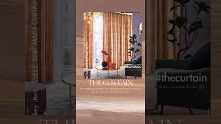 The Curtain — 橙色布藝窗簾 #thecurtain #香港窗簾