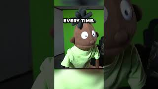 Bro rage quit and became a puppet #pixeldrink #funny #shorts #gaming