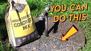 Pouring Concrete on a Budget (That Still Looks Amazing)