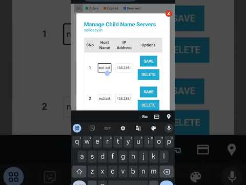 Update Child Name Servers in Hosteasy ⚙️🌐