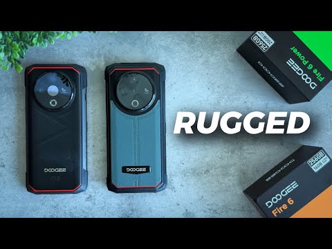 Doogee Fire 6 & Fire 6 Power: RUGGED smartphones for outdoor use