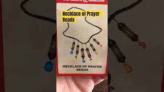 Necklace Of Prayer Beads #magicitems #dnd