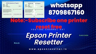 service required error for all epson printer and canon printer