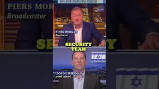 Piers morgan challenges an Israeli official on why international journalists are not being allowed
