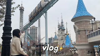 VLOG 대학생 브이로그ㅣ예대생의 일주일 기록ㅣ벚꽃 구경 가득한 영상ㅣ석촌호수ㅣ미사경정공원ㅣ롯데월드몰