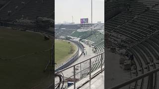 Gaddafi Stadium 🏟️ renovation almost completed #cricket #gaddafistadium #shorts #youtubeshorts