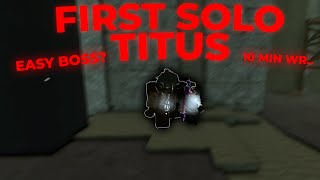 Soloing the NEW Titus Boss in Detainment Core Dungeon.. | Deepwoken PvE
