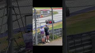 Fernando Alonso recovering from his spin at Austria 2025