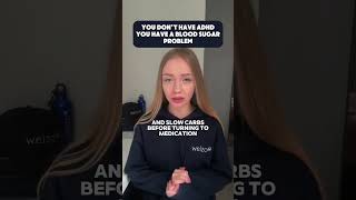 💬 Could your focus issues be blood sugar — not ADHD? #adhdawareness #bloodsugarbalance #brainfogfix