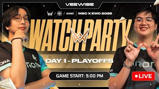 MSC KNOCKOUT STAGE DAY 1 2025 - PLAYOFFS