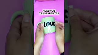 ✨DIY Clear Stickers😆!? #diy #diycrafts #cutediy #cutecrafts #papercrafts #thingstodo #diysticker