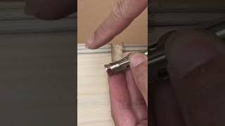 Tip for using metal anchors easily. #short #diy