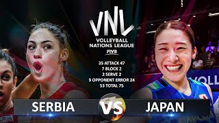 Serbia vs Japan | Women's VNL 2025