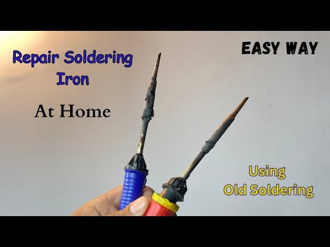 How to repair soldering iron at home | Using old soldering iron | Easy way