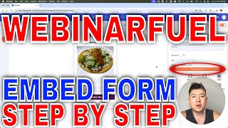 ✅ How To Embed WebinarFuel Form On Website 🔴
