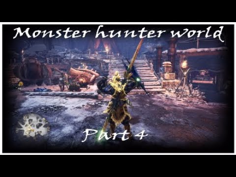 Monster Hunter world with friends part 4 I'm back baby!