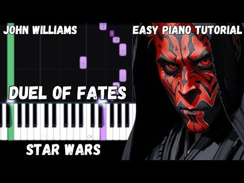 Star Wars - Duel of Fates (Easy Piano Tutorial)