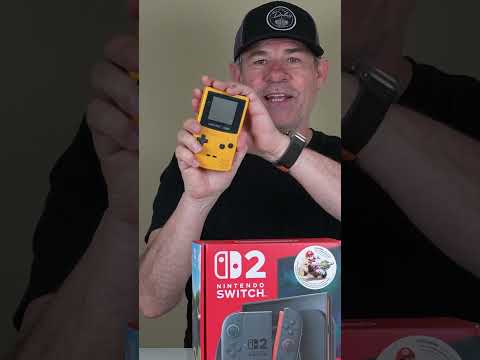 My first #nintendo #gameboycolor vs new #switch2 #summeronshorts