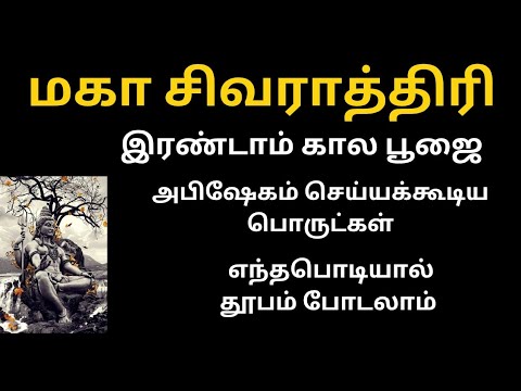 Feb-26 Mahashivratri/இந்த பொடியை கொண்டு புகை போடலாம் இரண்டாம் கால பூஜை