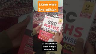 Aditya ranjan sir exam wise math book #adityaranjansir#ssc#sscgd#cgl#civilserviceexam#maths#sscmts