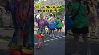 World Pride Parade Festival DC 2025.🏳️‍🌈# Parade#equalrightsforeverycitizen #yourrights#stronger