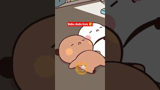 Cute bubu dudu 😍 sleeping time 😴 #shorts #dudububu #bubududu #cartoon #animation