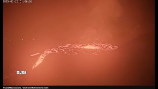 [V1cam] Kīlauea volcano, Hawaii (west Halemaʻumaʻu crater)