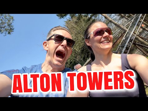 Visiting Alton Towers Theme Park in our Camper Van🎢