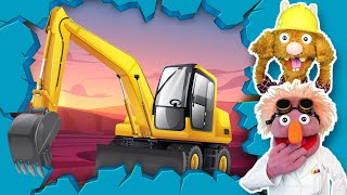 THE EXCAVATOR SONG • Big Excavators for Kids