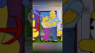 Milhouse’s parents get divorced.