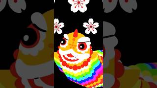 Sakura 🌸 and Chinese dragon 🐉 baby sensory visual stimulation for babies 4 months old #shorts