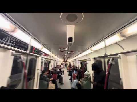 TTC Line 1 ride from Wellesley to Bloor-Yonge Station